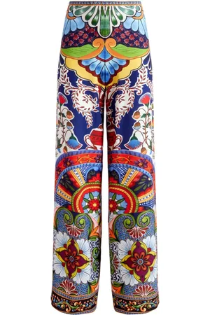 ALICE+OLIVIA Dame, Bukser, Flerfarget, XS