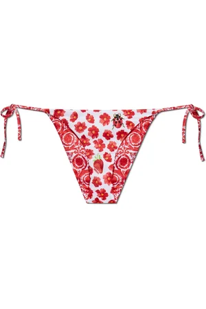 VERSACE Dame, Svømmetøy, Rød, XL