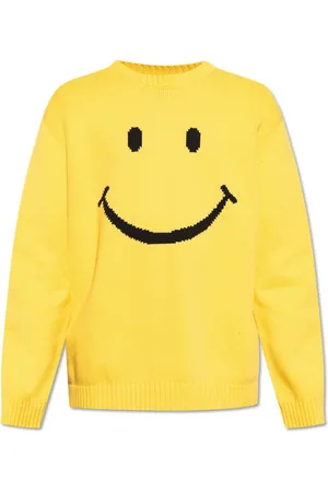 Moschino Herre, Strikkevarer, Gul, L