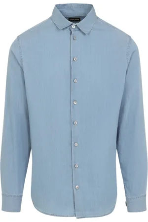 Giorgio Armani Herre, Skjorter, Blå, M