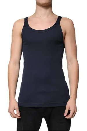 Dolce & Gabbana Herre, Topper, Blå, M