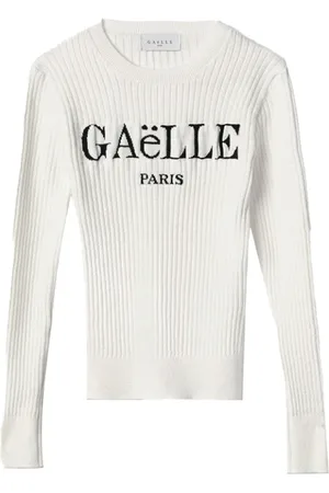 GAËLLE Dame, Strikkevarer, Hvit, M
