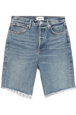 AGOLDE Dame, Shorts, Blå, W26