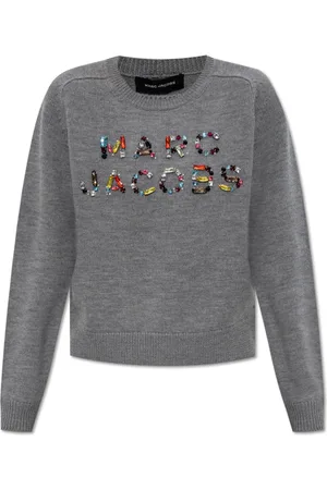 Marc Jacobs Dame, Strikkevarer, Grå, L