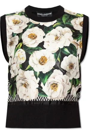 Dolce & Gabbana Dame, Topper, Svart, S