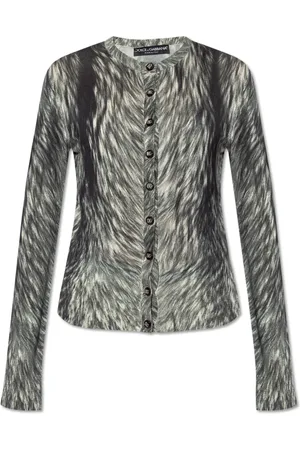 Dolce & Gabbana Dame, Strikkevarer, Grå, S