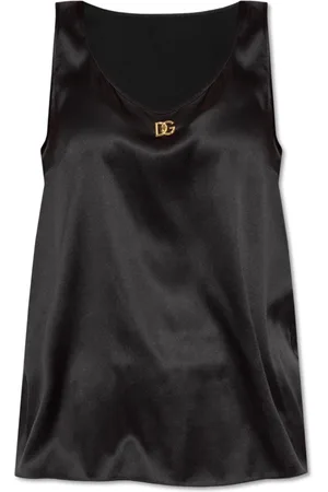 Dolce & Gabbana Dame, Topper, Svart, S