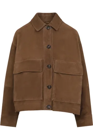 Brunello Cucinelli Dame, Jakker, Brun, S