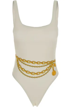 VERSACE Dame, Svømmetøy, Hvit, M