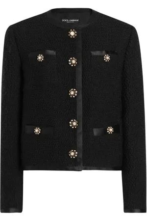 Dolce & Gabbana Dame, Jakker, Svart, XS