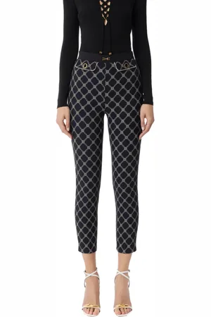 Elisabetta Franchi Dame, Bukser, Svart, L