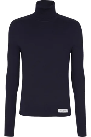 Balmain Herre, Strikkevarer, Blå, XL
