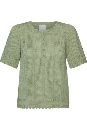 Ane Mone Dame, Strikkevarer, Grønn, S