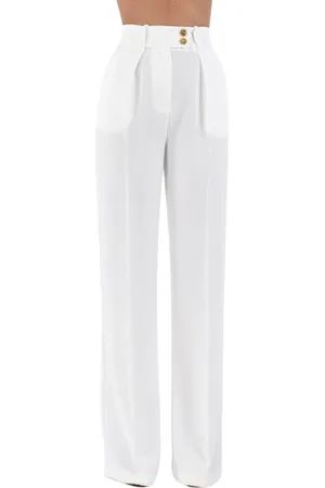 Elisabetta Franchi Dame, Bukser, Hvit, M