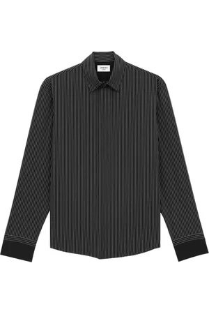 Saint Laurent Herre, Skjorter, Svart, XL