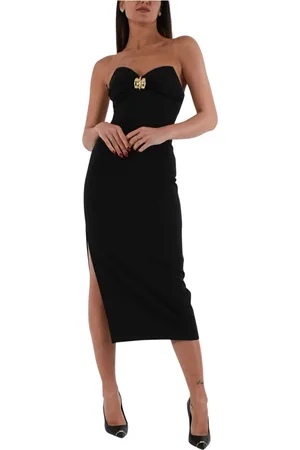 Elisabetta Franchi Dame, Kjoler, Svart, 2XL