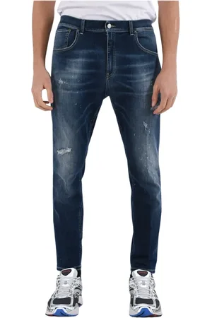 Dondup Herre, Jeans, Blå, W40