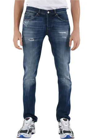 Dondup Herre, Jeans, Blå, W40