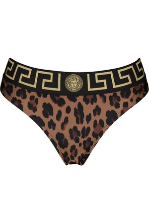 VERSACE Dame, Svømmetøy, Brun, S