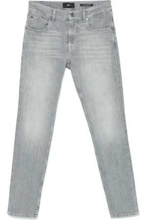7 for all Mankind Herre, Jeans, Grå, W33