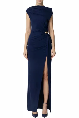 Elisabetta Franchi Dame, Kjoler, Blå, XL