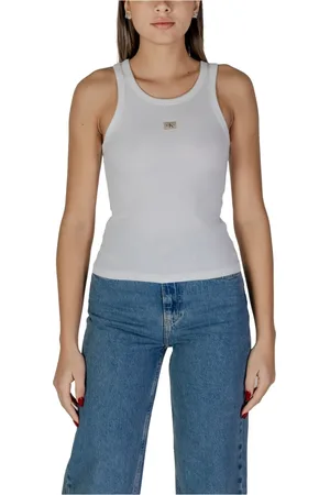 Calvin Klein Dame, Topper, Hvit, M