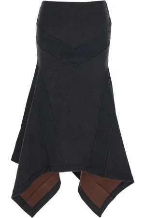 The Attico Dame, Skjørt, Grå, 2XS
