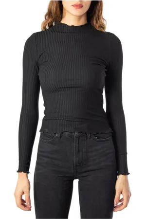 ONLY Dame, Strikkevarer, Svart, XS