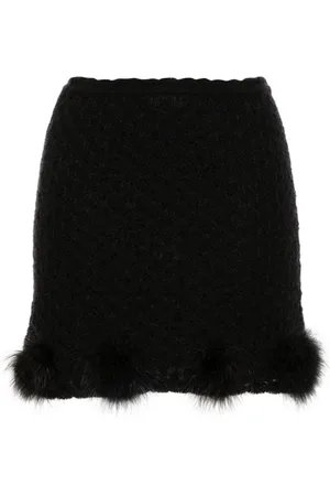 BLUMARINE Dame, Skjørt, Svart, S