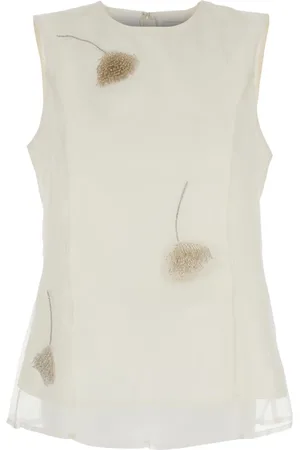 Rohe Dame, Topper, Hvit, L