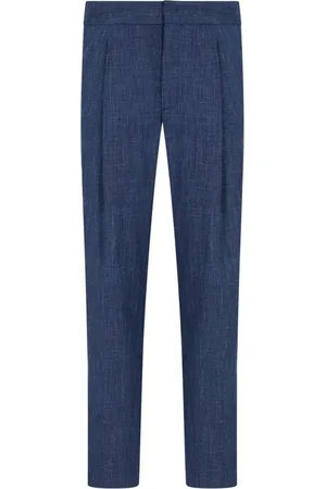 Giorgio Armani Herre, Bukser, Blå, L