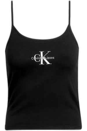 Calvin Klein Dame, Topper, Svart, XS