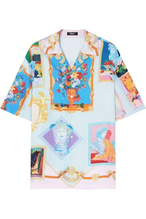 VERSACE Herre, Skjorter, Flerfarget, L