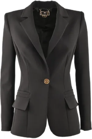 Elisabetta Franchi Dame, Jakker, Svart, M