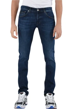 Dondup Herre, Jeans, Blå, W34