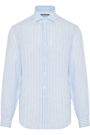 BARBA Herre, Skjorter, Blå, 3XL