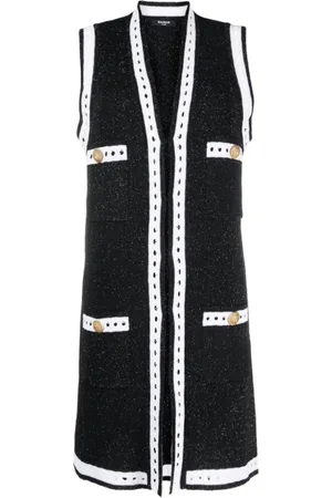 Balmain Dame, Strikkevarer, Svart, S