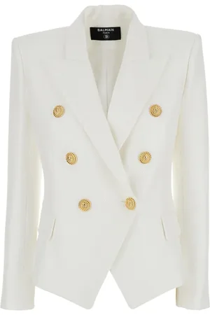 Balmain Dame, Jakker, Hvit, XL
