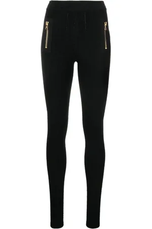 Balmain Dame, Bukser, Svart, S