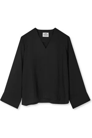 Mads Norgaard Dame, Bluser & Skjorter, Svart, 2XL