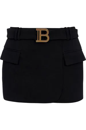 Balmain Dame, Skjørt, Svart, L