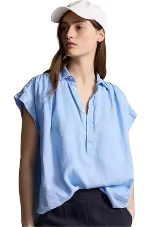 Ralph Lauren Dame, Bluser & Skjorter, Blå, L