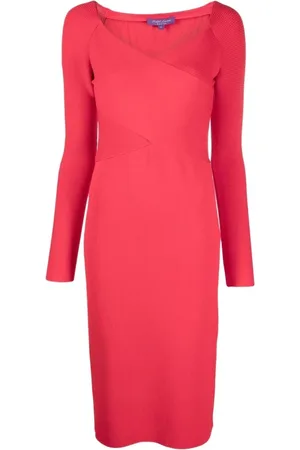 Ralph Lauren Dame, Kjoler, Rød, L