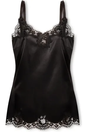 Dolce & Gabbana Dame, Topper, Svart, XS