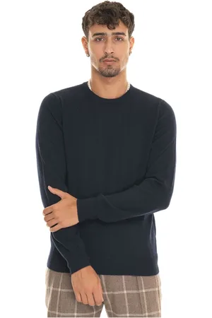 Gran Sasso Herre, Strikkevarer, Blå, 5XL