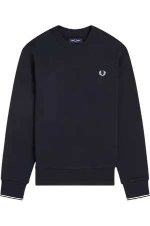 Fred Perry Herre, Gensere & Hettegensere, Blå, 2XL
