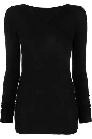 Rick Owens Dame, Strikkevarer, Svart, S