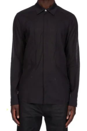 Rick Owens Herre, Skjorter, Svart, XL