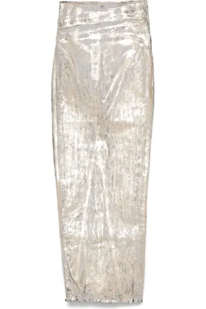 Rick Owens Dame, Skjørt, Gul, S