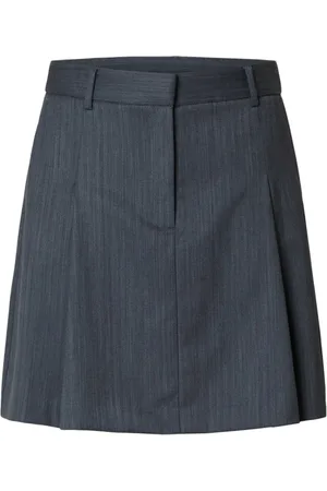 SELECTED Dame, Skjørt, Grå, XS